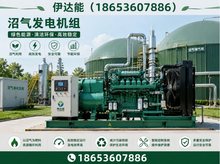 寿光市沼气发电机组展示图